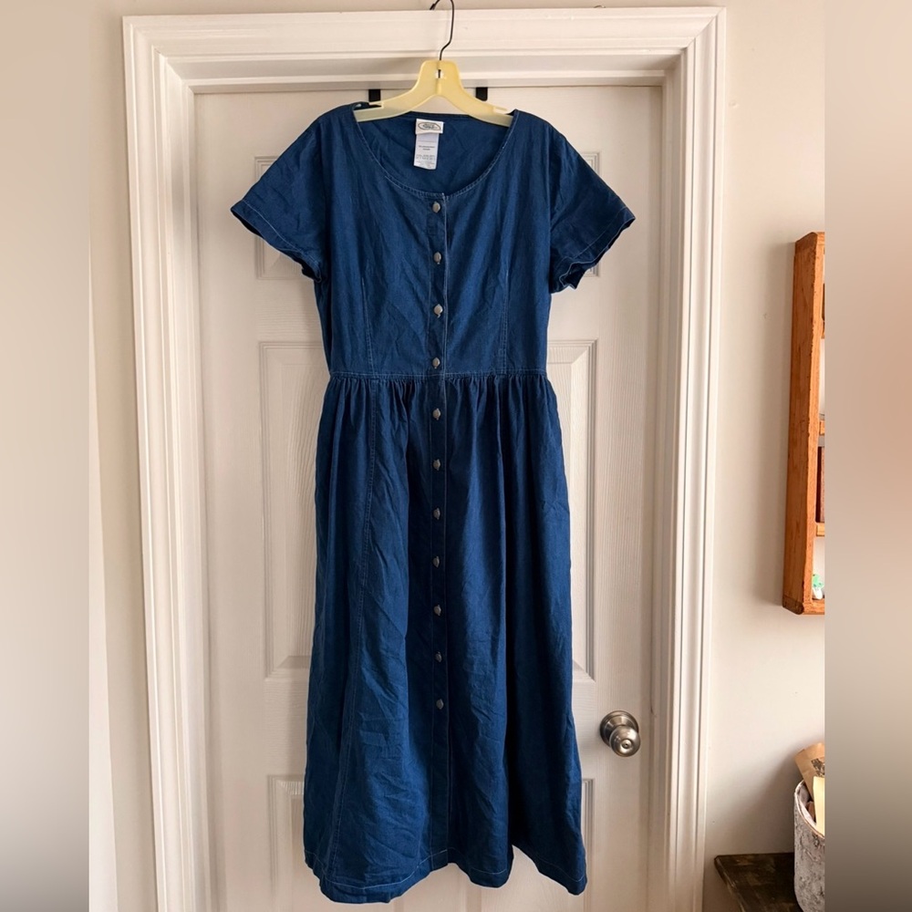 Vintage Laura Ashley Denim dress